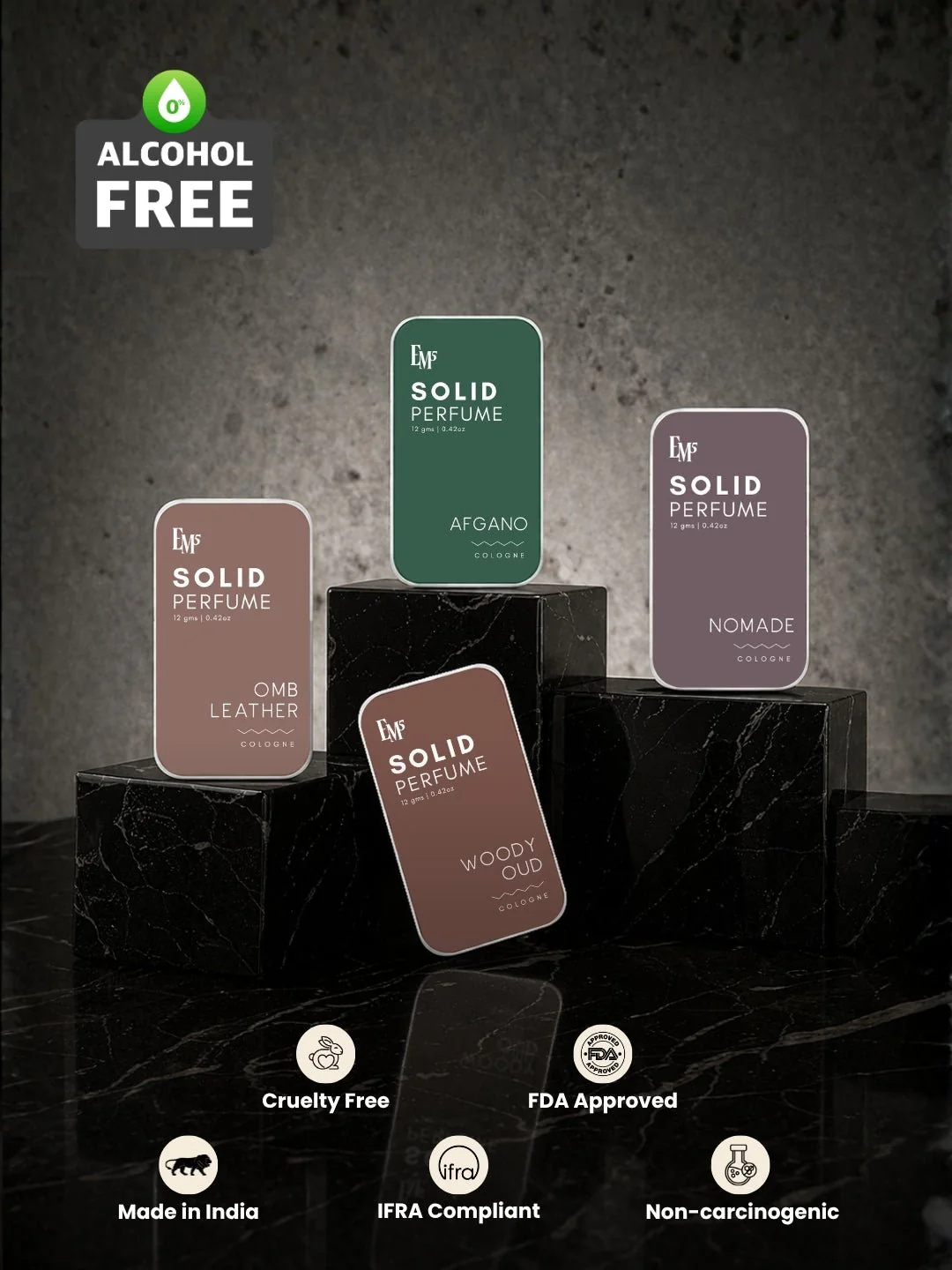 Masculine Set of 4 Solid Perfumes - Image 4