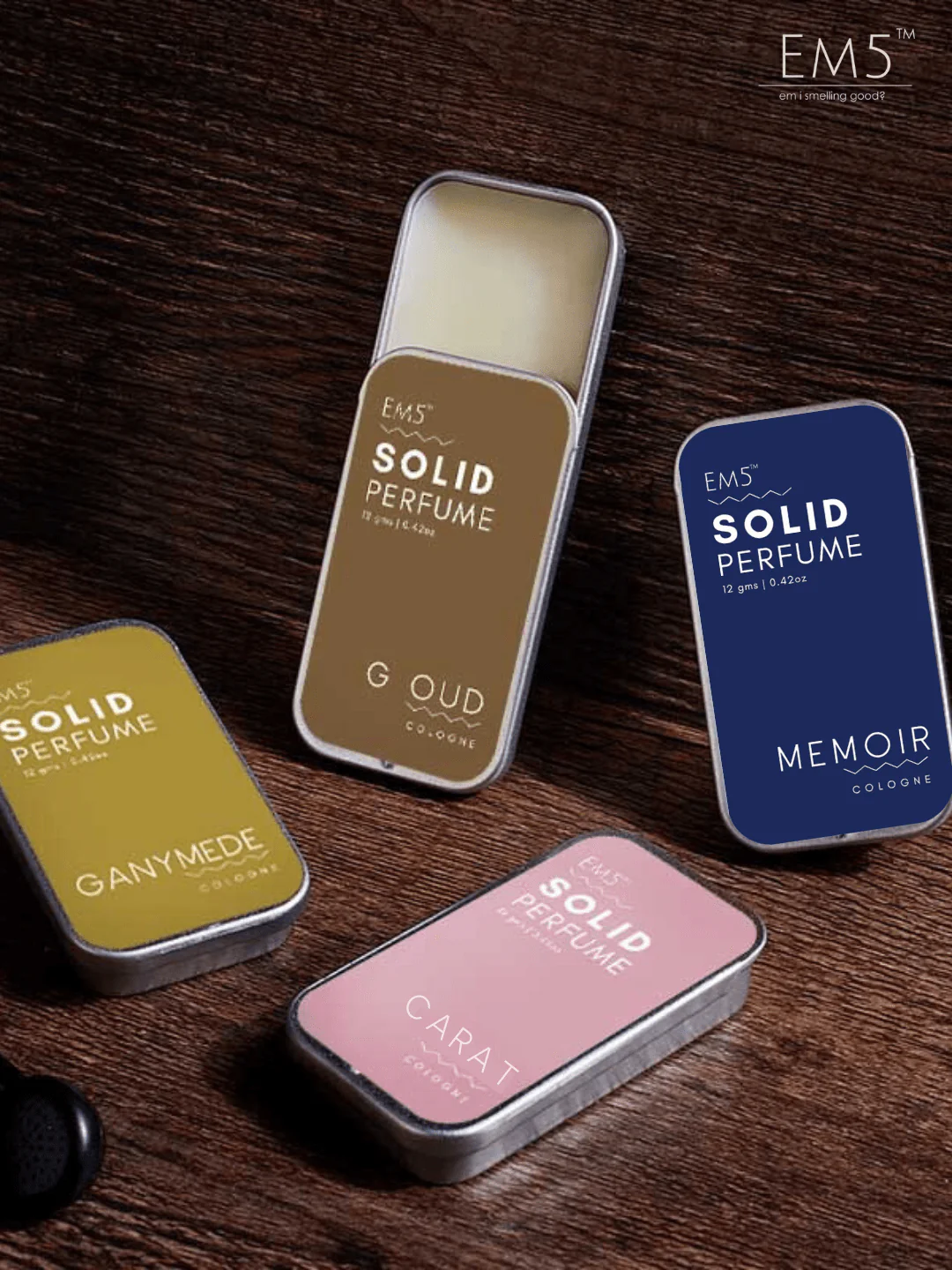 Unisex Set of 4 Solid Perfumes - Image 6
