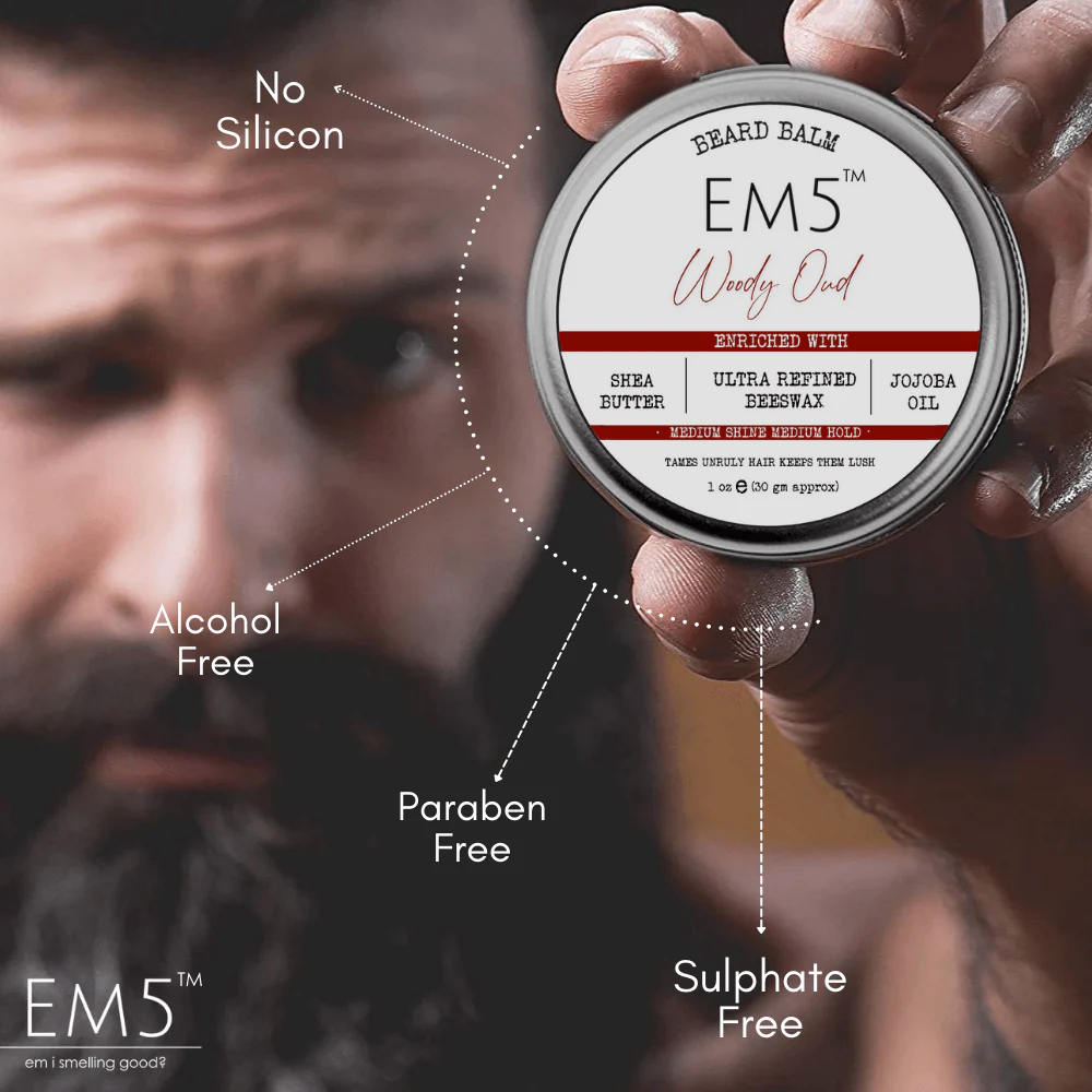Woody Oud | Organic Beard Balm - Image 4