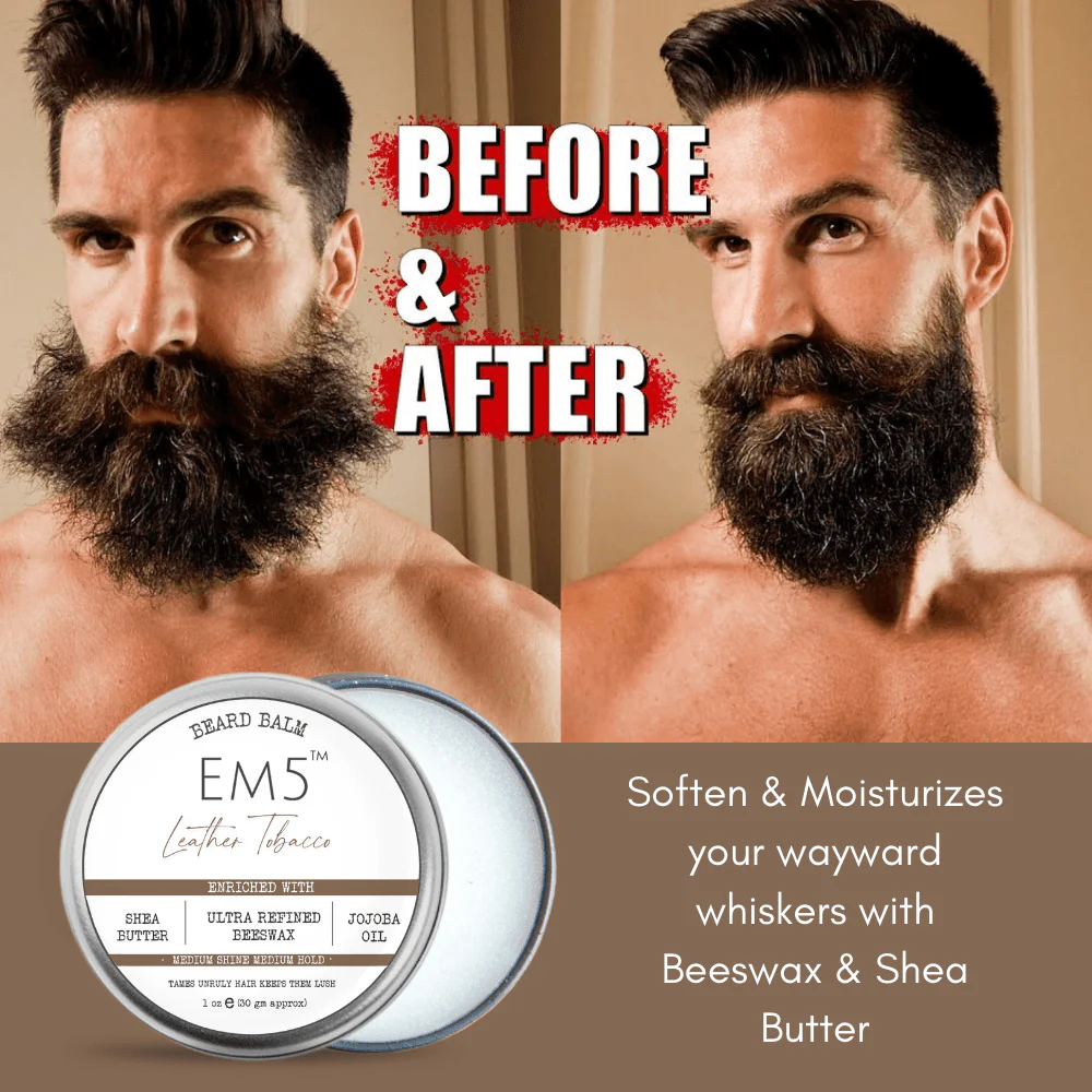 Leather Tobacco | Organic Beard Balm - Image 5